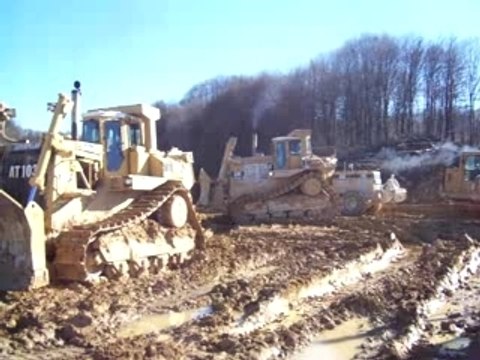 caterpillar scrap bull dumper grader