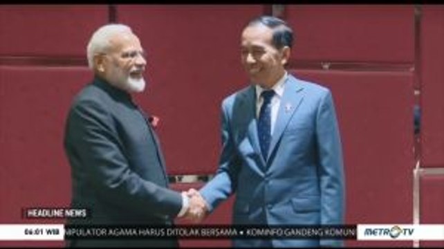 Bertemu Jokowi, PM India Apresiasi Inisiatif Indonesia atas Outlook ASEAN