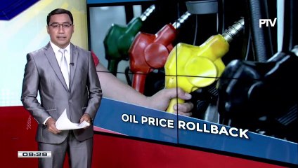 Oil price rollback, muling ipatutupad