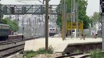 Angry High Speed Train meets EMU at Asaoti _ Haridwar Kalinga Utkal Express
