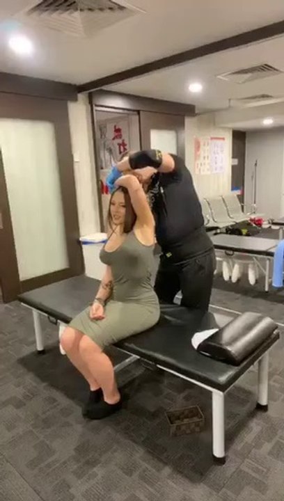 Scoliosis treatment for this lovely lady by Master Chris
