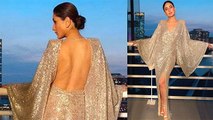 Kareena Kapoor Khan looks stunning in shimmery gold-silver gown in Australia | FilmiBeat