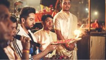 Ayushmann Khurana performs Ganga Aarti at Varanasi