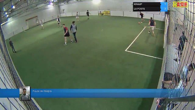 Faute de Hadjris - KRAMP Vs LA POSTE - 05/11/19 20:00 - LIGUE 4 - Poitiers Game Parc