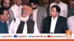 Maulana Fazal-ur-Rehman gets angry on reporter's question about PM Imran Khan's resignation