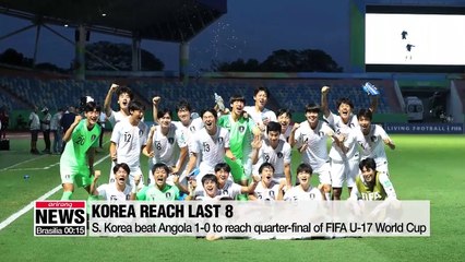 S. Korea beat Angola to reach quarter-final of FIFA U-17 World Cup