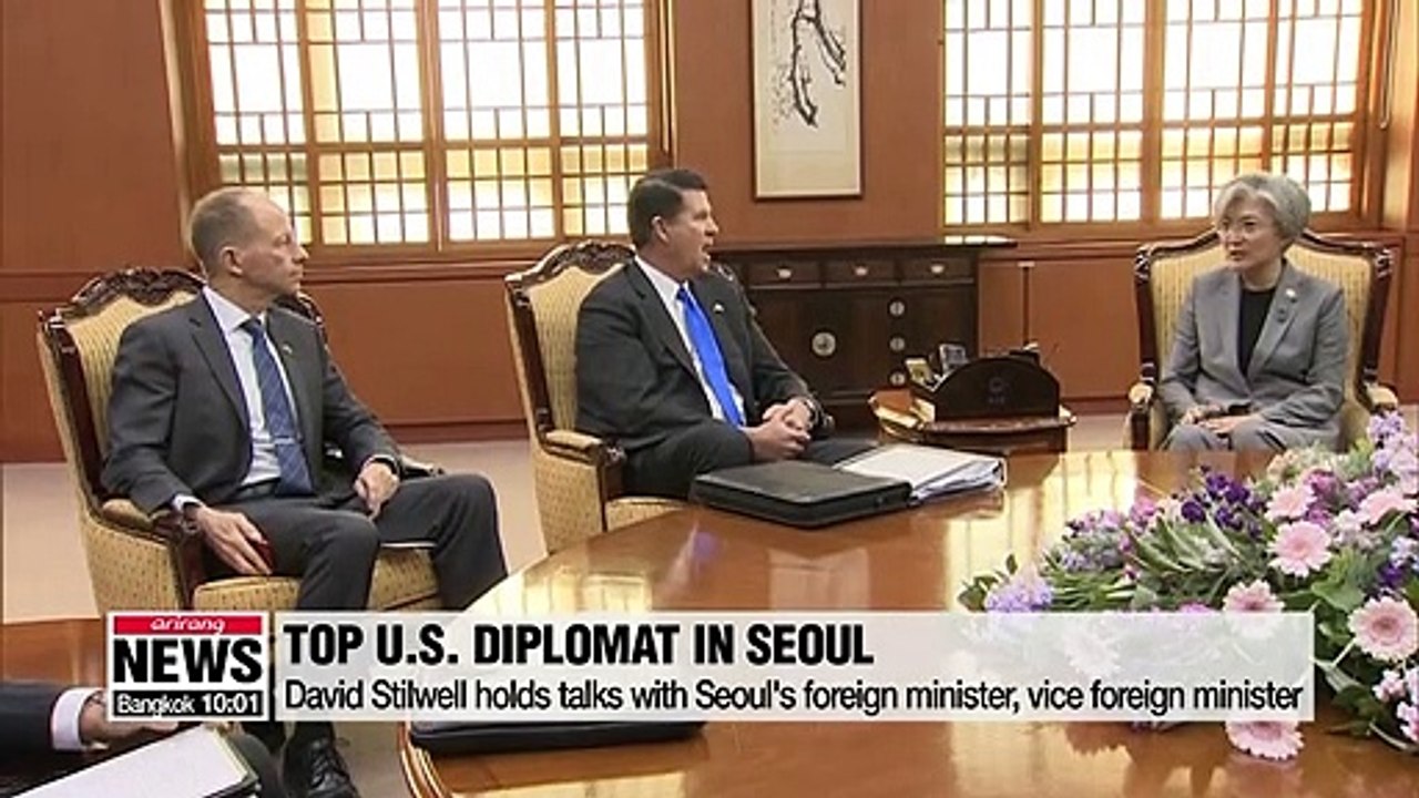 Senior U.S. diplomat holds talks with Seoul's foreign minister as GSOMIA termination looms