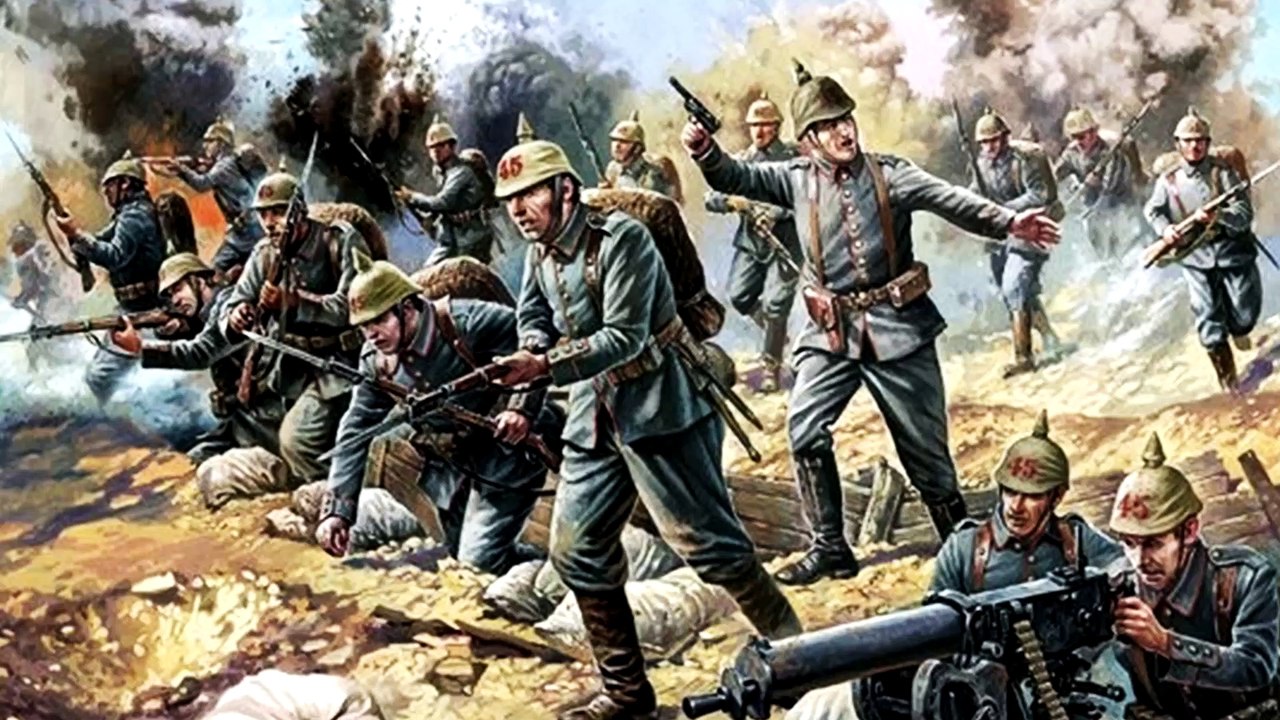 An die gewehre - german march