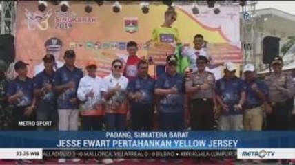 Jesse Ewart Pertahankan Yellow Jersey di Tour de Singkarak 2019