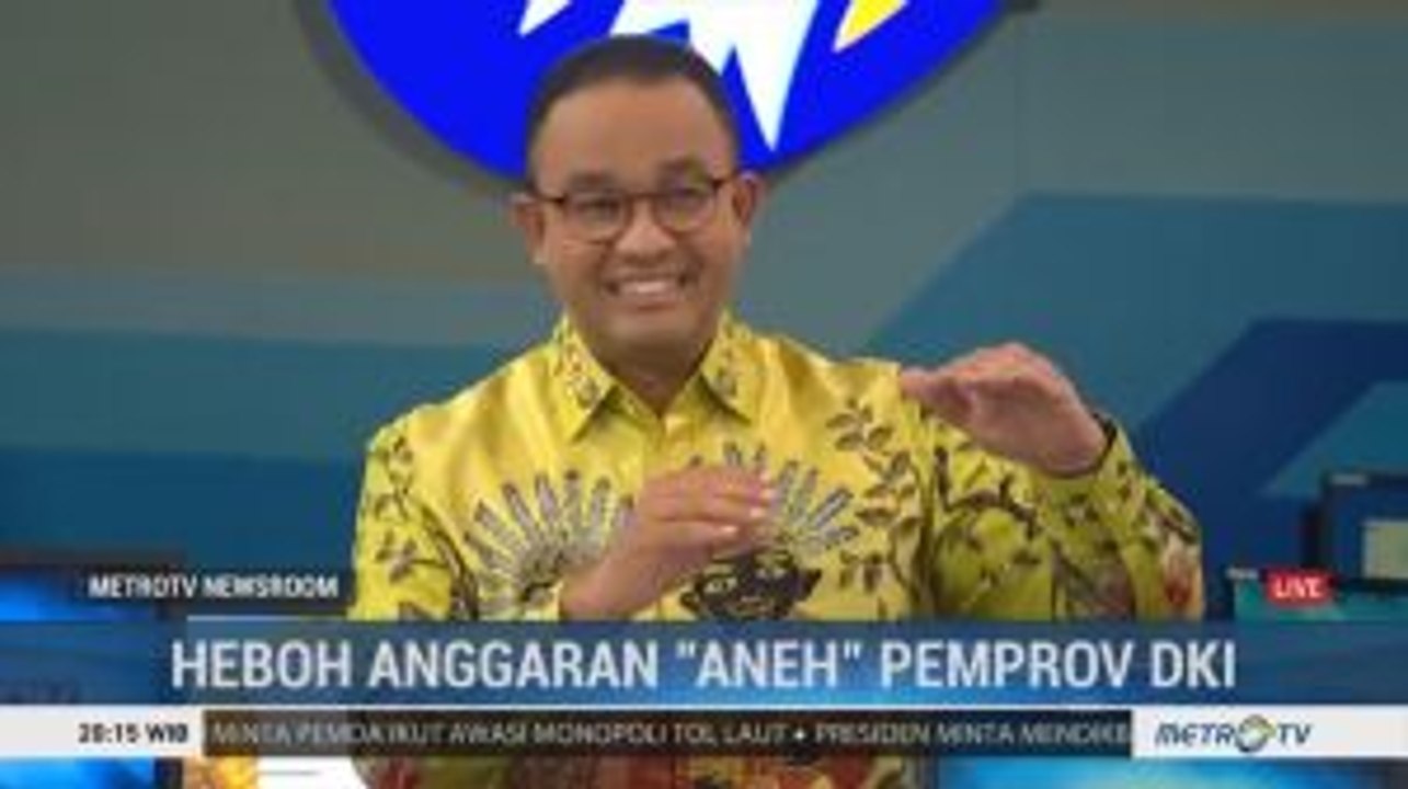 Anies soal Polemik Anggaran DKI: Sistemnya Digital, tapi <i>Not Smart</i>