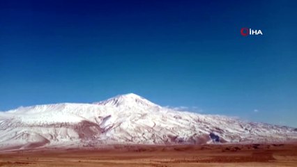 Iğdır'ın yüksek kesimleri kar ile kaplandı