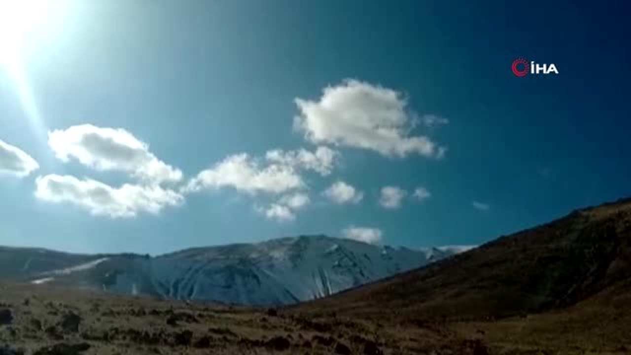 Iğdır'ın yüksek kesimleri kar ile kaplandı