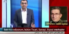 YPG'nin İranlı üyesinden canlı yayında 'Türklere saldırın' açıklaması