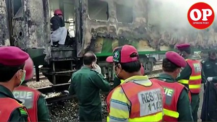 Train Crashes in Pakistan, Many Died