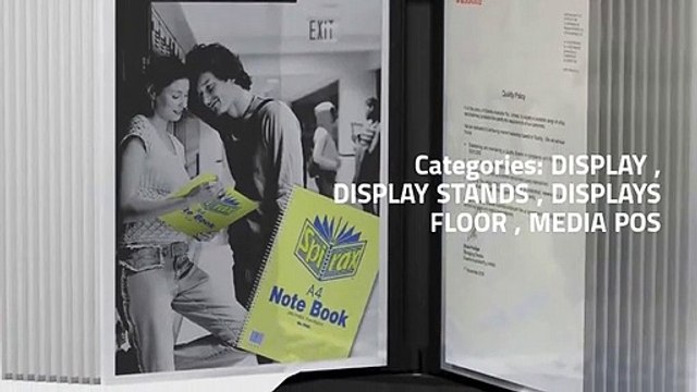 présentoir à brochures