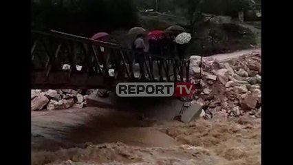 Report TV - Shembet ura në Delvinë nga reshjet e shiut, izolohen banorët