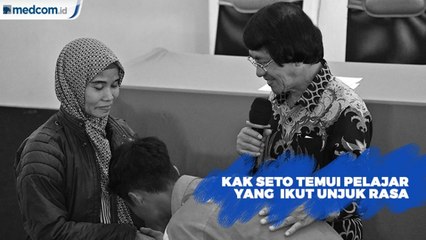 Kak Seto Temui Pelajar Yang Ikut Unjuk Rasa
