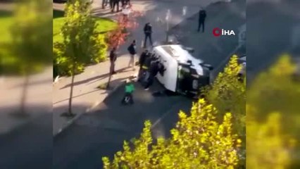 Diyarbakır'da öğrenci servisi kaza yaptı: 5 yaralı