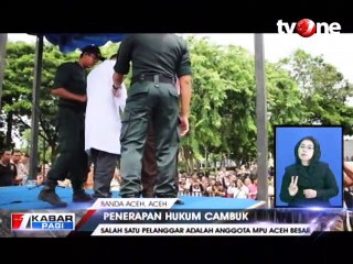 Pengurus MPU di Aceh Dihukum Cambuk karena Bermesraan