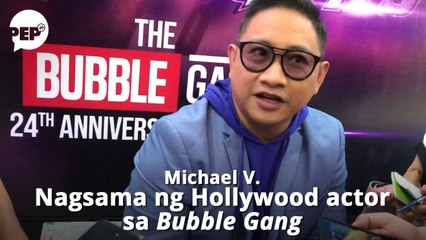 Michael V., ibinida ang Hollywood actor na kasali sa Bubble Gang anniversary special | PEP Uncut