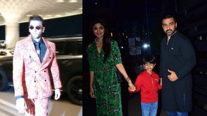 Spotted: Ranveer Singh at the airport & Shilpa Shetty at yautuacha
