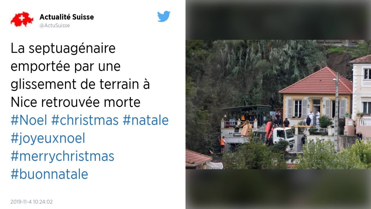 Intempéries. La septuagénaire disparue à Nice après un glissement de terrain a été retrouvée morte