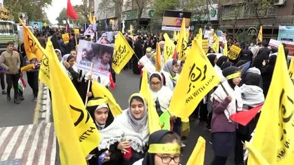 ABD Büyükelçiliğinin işgalinin 40. yılı nedeniyle gösteriler düzenlendi