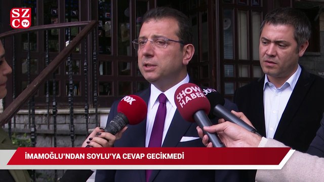 İmamoğlu’ndan Soylu’ya çok sert ‘ahmak’ yanıtı: Söyleyene bakarım adam mı diye