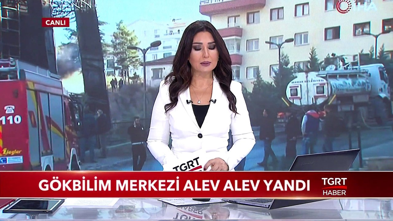 Ankara'daki Ali Kuşcu Gökbilim Merkezi Alev Alev Yandı