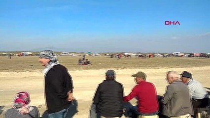 İzmir menemen'de rahvan at yarışı heyacanı yaşandı