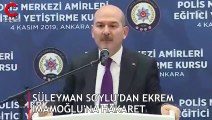 Süleyman Soylu'dan Ekrem İmamoğlu'na hakaret