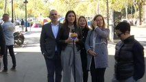 Lorena Roldán denuncia entre abucheos la ocupación de Plaza Universidad