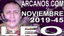 LEO NOVIEMBRE 2019 ARCANOS.COM - Horóscopo 3 al 9 de noviembre de 2019 - Semana 45