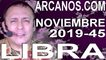 LIBRA NOVIEMBRE 2019 ARCANOS.COM - Horóscopo 3 al 9 de noviembre de 2019 - Semana 45