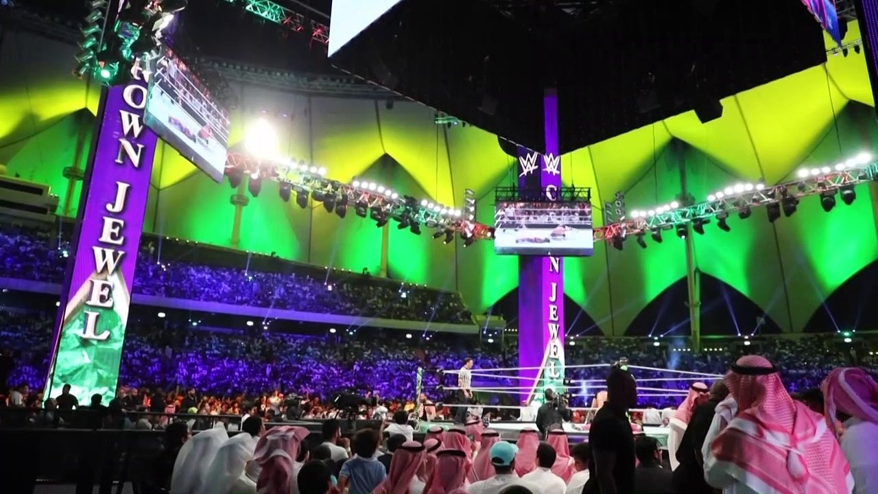 Saudi Arabia hosts first female WWE match