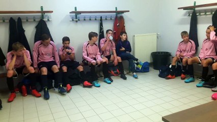 U15 / F.C.M.P.L. - ST JEAN DE LOSNE - DANS LES VESTIAIRES A LA MI-TEMPS (02/11)