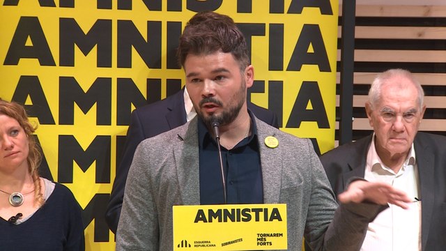 Rufián considera que la visita del Rey es un acto electoral