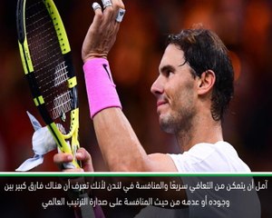 تنس: باريس للماسترز: ديوكوفيتش تمنّى مواجهة نادال المصنف أوّل في نهاية العام