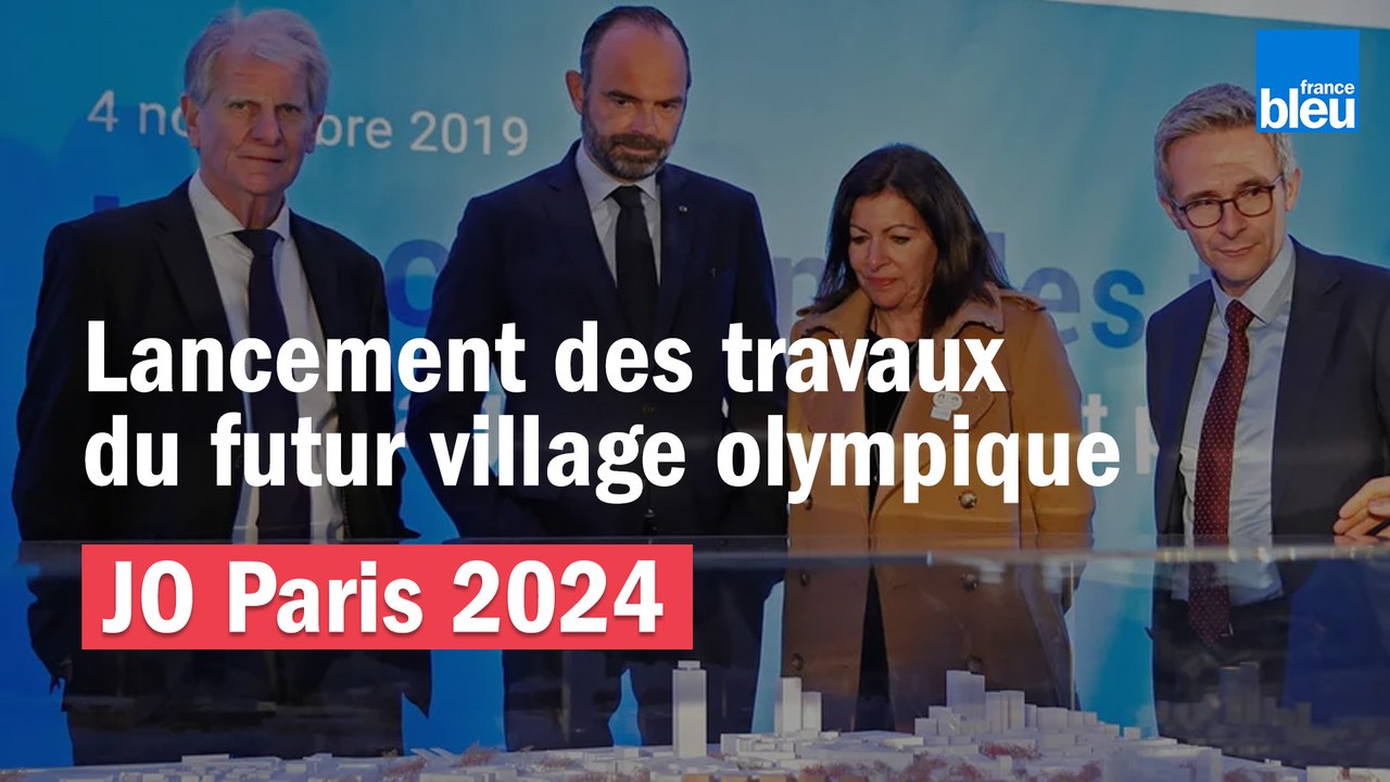JO-2024 : Édouard Philippe lance les travaux du futur village olympique en Seine-Saint-Denis
