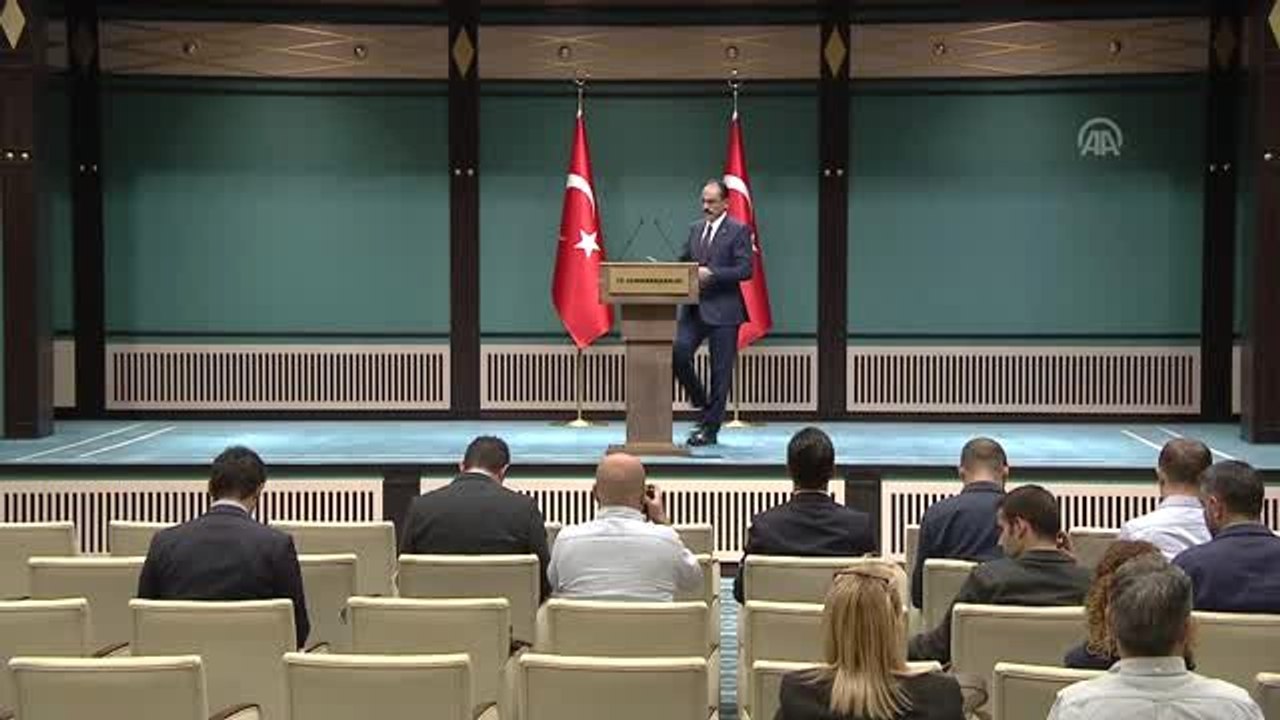 Kalın: "Barış Pınarı Harekatı, Kuzey Suriye'de bir terör devleti kurmayı hedefleyen amaçları...