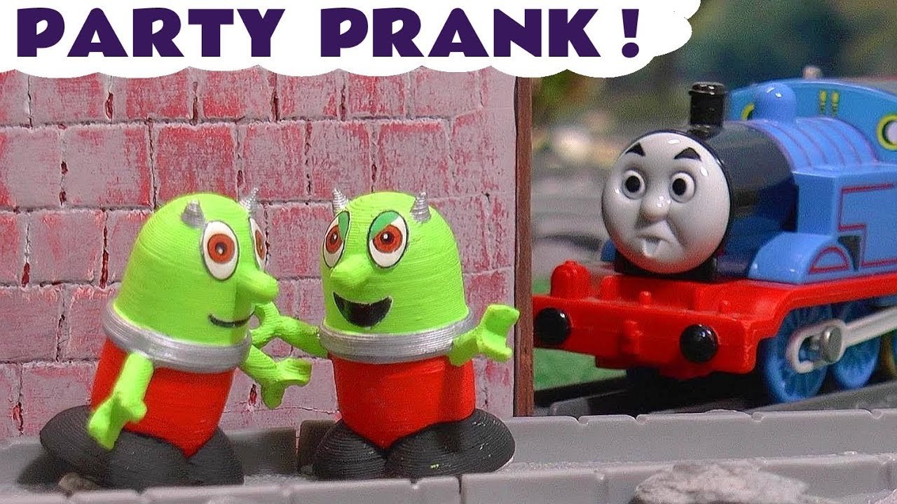 Funny Funlings Party Prank with Thomas and Friends Tom Moss Pranks in this Toy Story Family Friendly Full Episode English