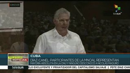 Felicita Díaz-Canel a Nicolás Maduro por su presidencia en MNOAL
