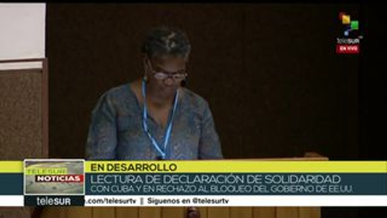 teleSUR Noticias: Concluye 3º Encuentro Antimperialista en Cuba