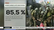 El 85.5% de los chilenos están acuerdo con las manifestaciones