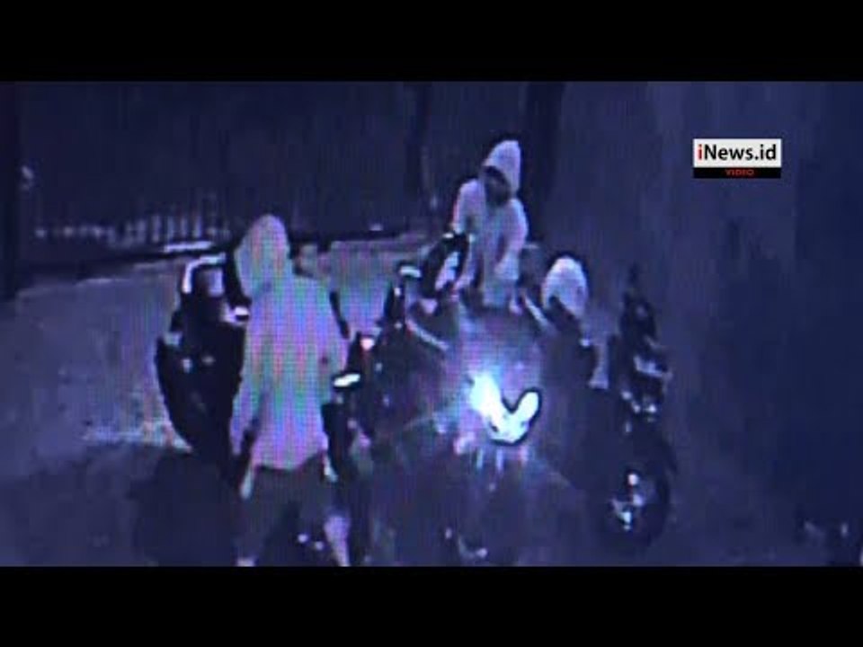 Rekaman CCTV Pencurian Motor Milik Anggota Polda Jatim