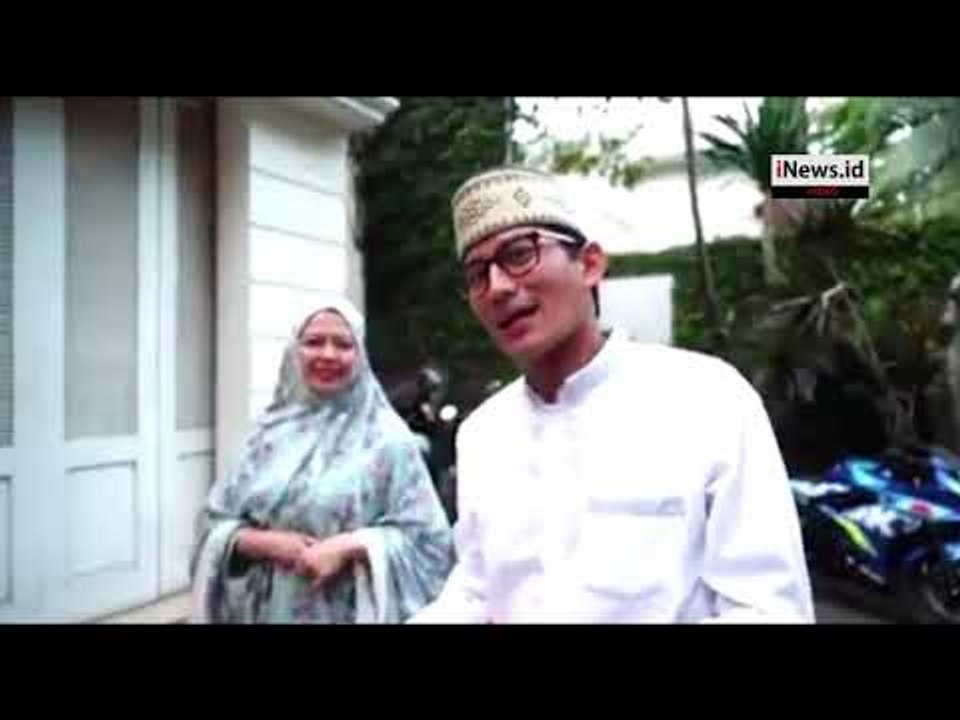 Detik-Detik Sandiaga Nyoblos di TPS 02 Selong Kebayoran Baru