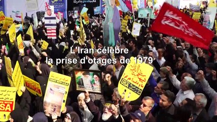 Manifestations en Iran pour célébrer la prise d'otages de 1979