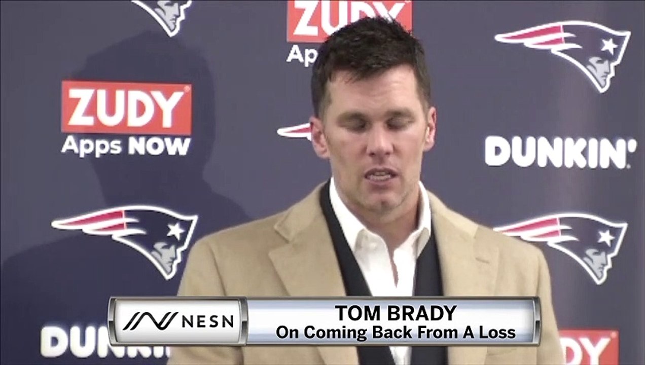 Tom Brady On Bouncing Back From Losses In NFL