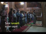 Salat Tarawih Supercepat di Masjid Al Busthomi Cirebon