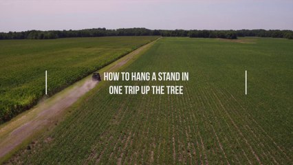 How to Hang a Treestand—In One Trip Up the Tree
